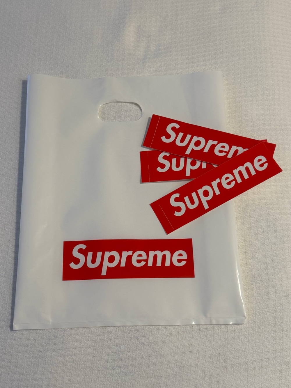 Supreme Bag and Box Stickers 3x